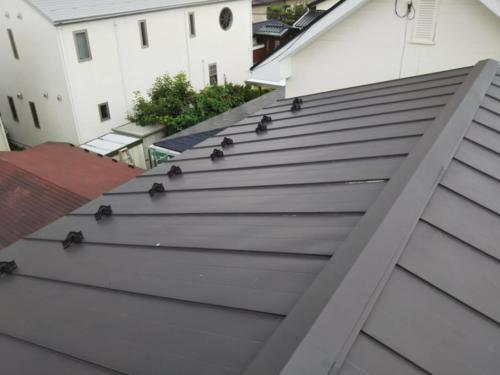 屋根　立平葺き4